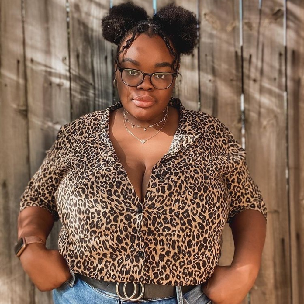 Button up leopard top! - Picture 1 of 1
